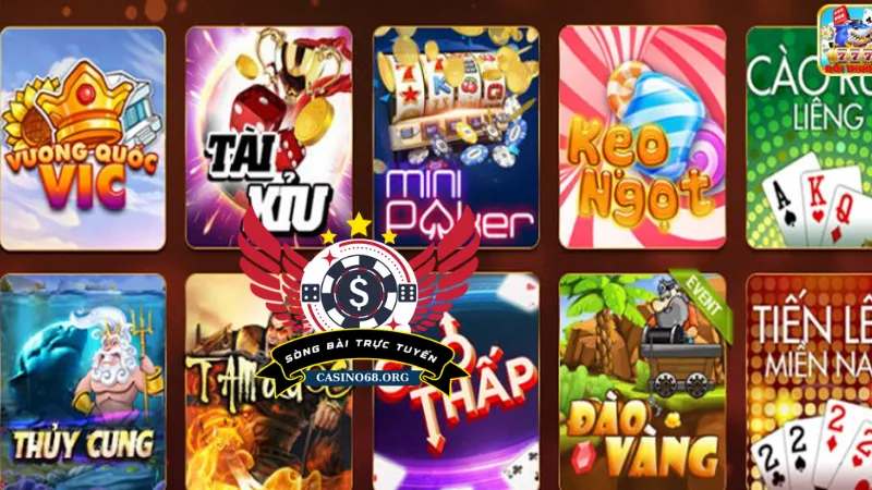 Kho game Vic88 đa dạng, phong phú, nhiều thể loại