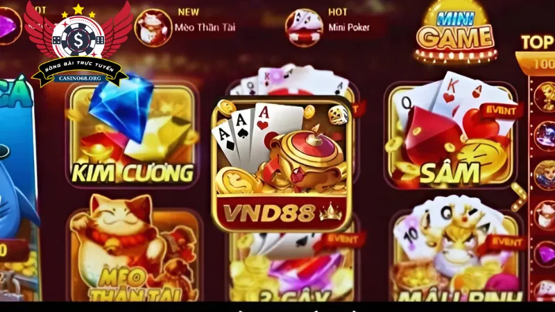 Ưu điểm của game bài đổi tiền Vnd88 club